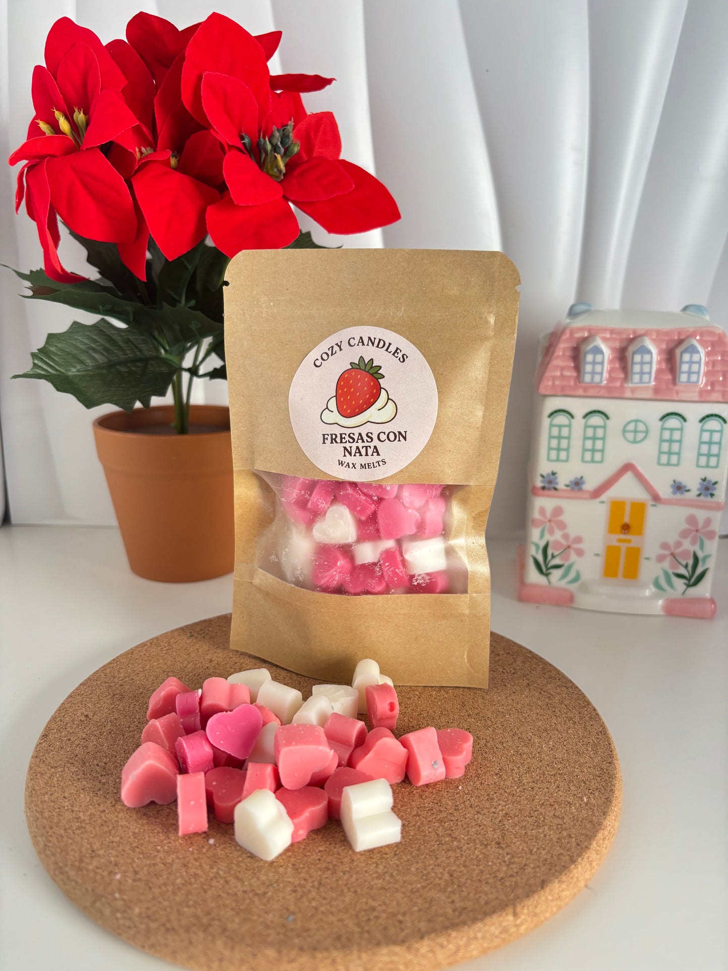 Pack Wax Melts Fresas con Nata